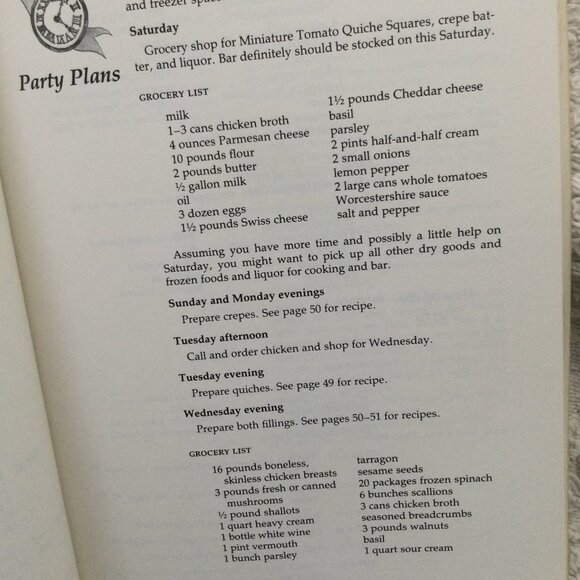 Catering Handbook Recipes for Great Affairs Large-Small from Children' to Formal - Picture 9 of 11